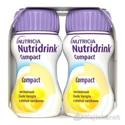 Nutridrink Compact s vanilkovou príchuťou 4x125 ml