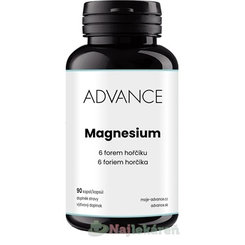 ADVANCE Magnesium - 6 foriem horčíka 90 kapsúl