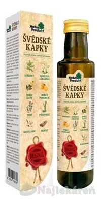 NaturProdukt ŠVÉDSKE KVAPKY 100 ml kúpite na Najlekaren.eu