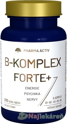 Pharma Activ B-Komplex Forte+ 200 tabliet kúpite na Najlekaren.eu