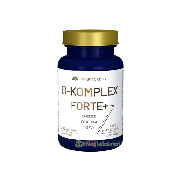 Pharma Activ B-Komplex Forte+ 200 tabliet