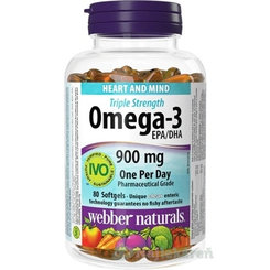 Webber Naturals Omega-3 900 mg 80 kapsúl