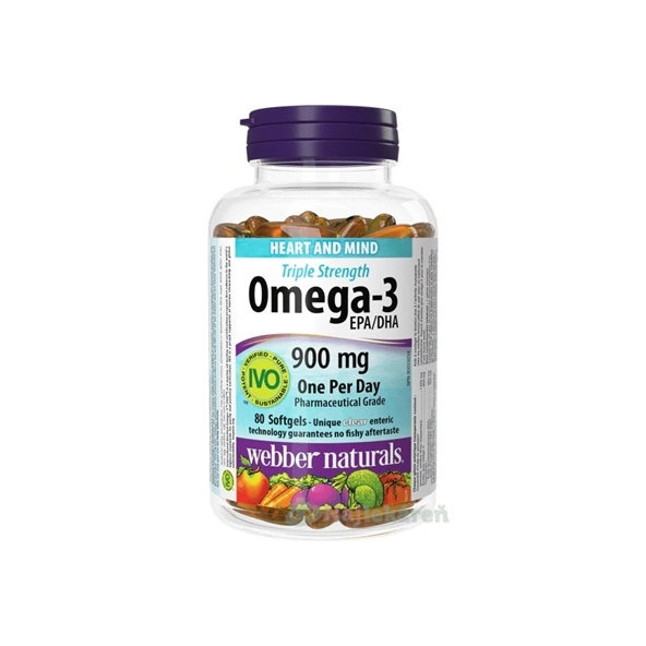 Webber Naturals Omega-3 900 mg 80 kapsúl