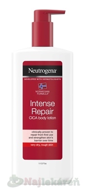 NEUTROGENA Intenzívne regeneračné Cica telové mlieko 400 ml kúpite na Najlekaren.eu