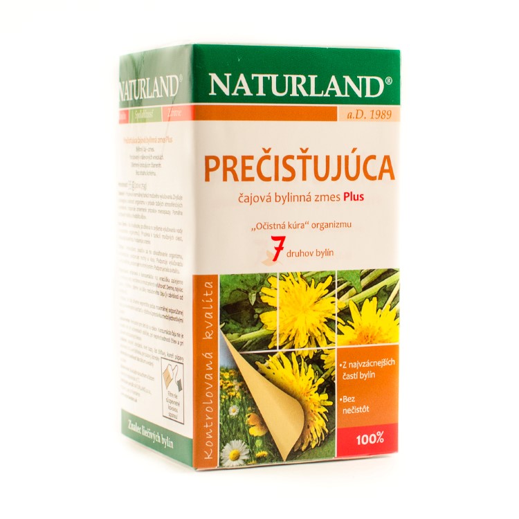 NATURLAND PREČISŤUJÚCA ČAJOVÁ ZMES PLUS, 20x1,75g