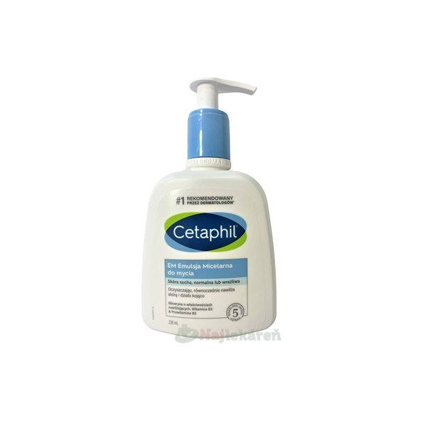 CETAPHIL jemné čistiace mlieko