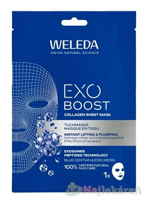 WELEDA EXO BOOST Kolagénová maska 1ks kúpite na Najlekaren.eu