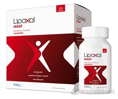 Lipoxal Reset 180 tabliet kúpite na Najlekaren.eu