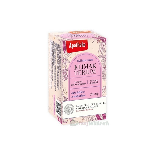 APOTHEKE FARMA KLIMAKTÉRIUM bylinná zmes v nálevových vreckách 20x2 g