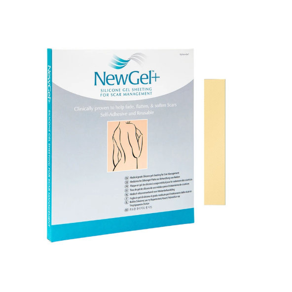 NewGel+ Béžová náplasť v tvare prúžka (4 ks) NG-101S