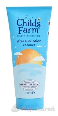 E-shop Childs Farm after sun lotion mlieko po opaľovaní s kokosom 100 ml