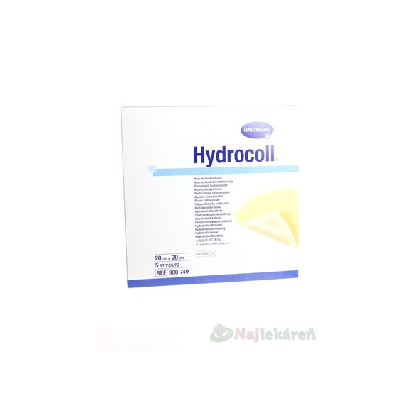 Hydrocoll Hydrokoloidné krytie na rany 20 × 20 cm 5 ks