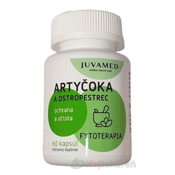 JUVAMED Artyčoka a Ostropestrec 60 kapsúl