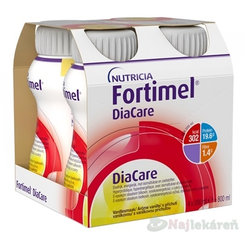 Fortimel DiaCare s vanilkovou príchuťou 4 x 200 ml