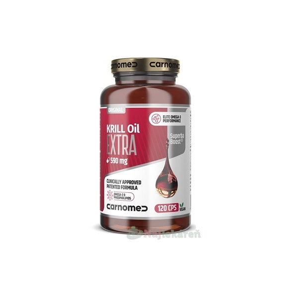 CarnoMed Krill Oil Extra Superba Boost 590 mg 120 kapsúl