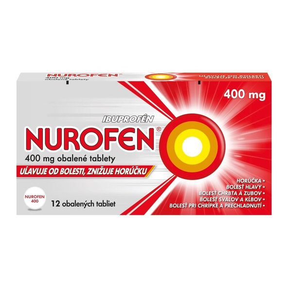 Nurofen 400 mg proti bolesti 12 tbl