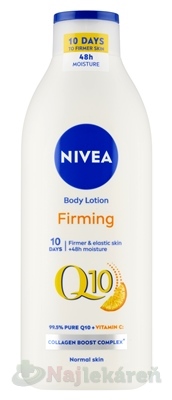 NIVEA Spevňujúce telové mlieko Q10 400 ml kúpite na Najlekaren.eu