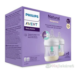 Philips AVENT Natural Response AirFree fľaša 125 ml 0m+ 2 ks