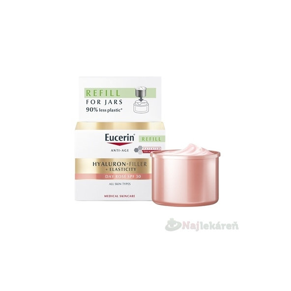 Eucerin HYALURON-FILLER + ELASTICITY Rosé SPF 30 náhradná náplň 50ml