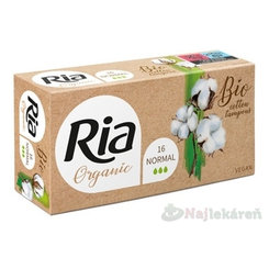 RIA Tampons Organic NORMAL hygienické tampóny 16 ks