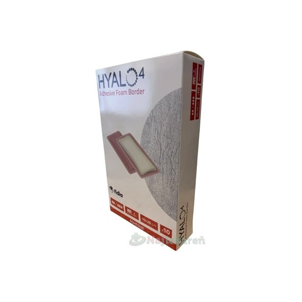 HYALO4 Adhesive Foam Border 10×20 cm silikónové penové krytie 10 ks