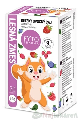 FYTO Detský ovocný čaj lesná zmes od 9m+ 20 vrecúšok