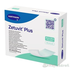 ZETUVIT Plus kompres nasiakavý sterilný 10x10 cm 10 ks