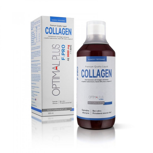 OPTIMAL PLUS F - PRO COLLAGEN tekutý kolagén 500ml