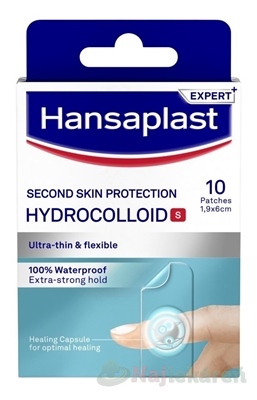 Hansaplast Hydrokoloidná náplasť na prsty 1,9x6cm 10ks