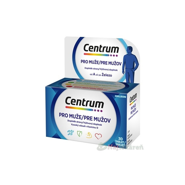 Centrum pre mužov multivitamín 30 tabliet