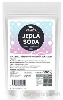 Vemica JEDLÁ SÓDA potravinárska kvalita 1000 g