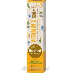 Revital Botanicals VITAMÍN C 500 mg 20 šumivých tabliet