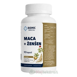 BIOMIC Maca A Ženšen 90 kapsúl