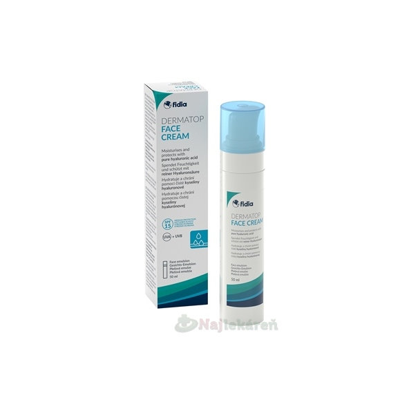 DERMATOP Face Cream SPF 15 denný krém 50 ml