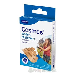 Cosmos Water-resistant vodeodolná náplasť 5 veľkostí 20 ks