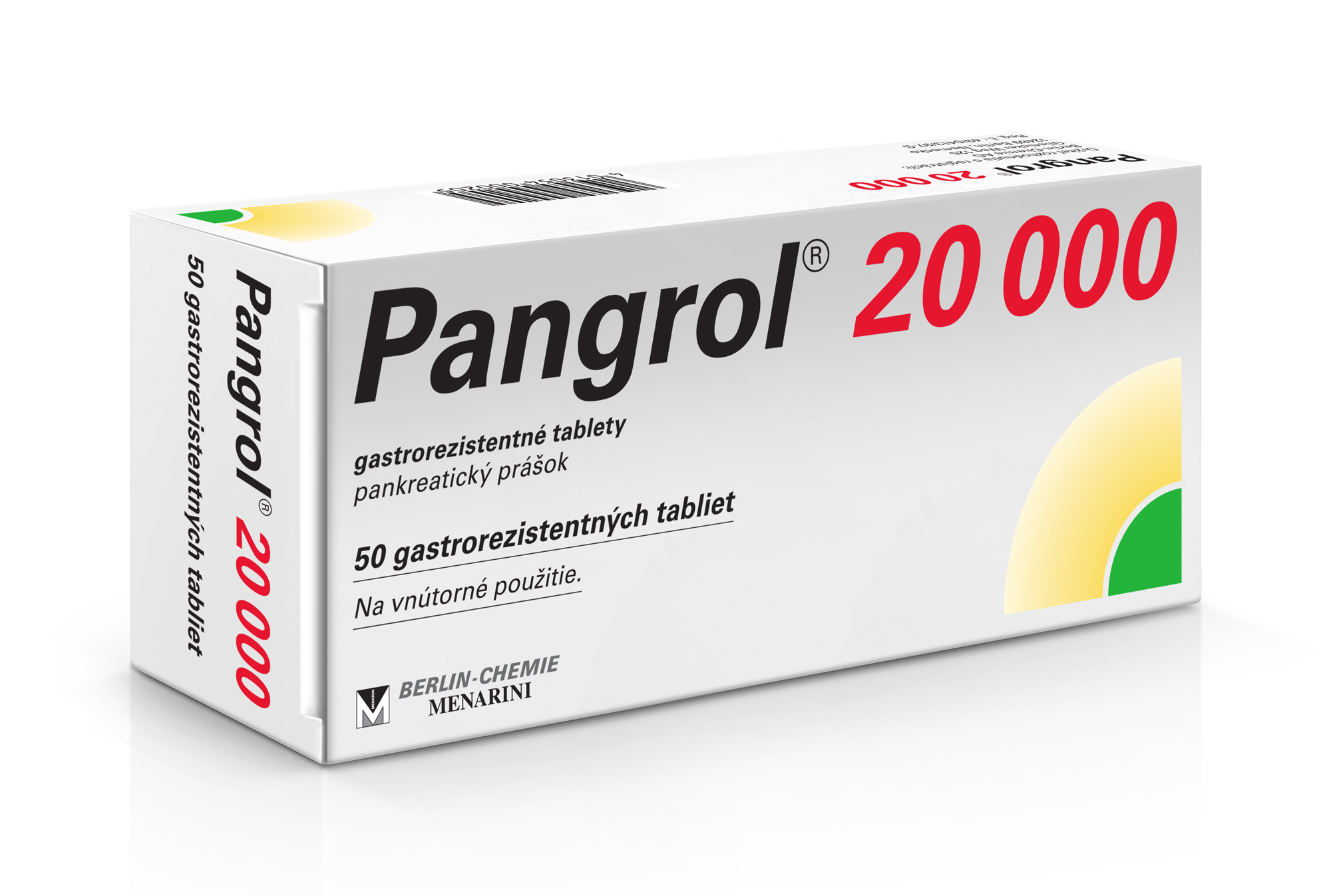 Pangrol 20000 na tráviace problémy 50 tbl