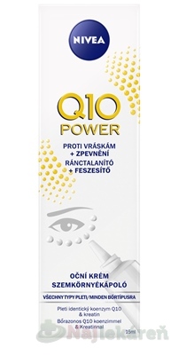 NIVEA Spevňujúci očný krém Q10 POWER 15 ml
