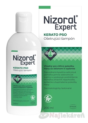 Nizoral Expert KERATO PSO ošetrujúci šampón 200 ml kúpite na Najlekaren.eu