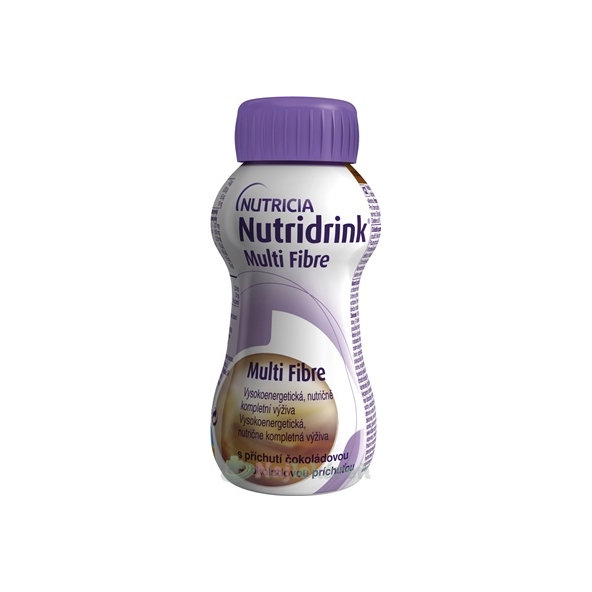 Nutridrink Multi Fibre s čokoládovou príchuťou 24 x 200 ml
