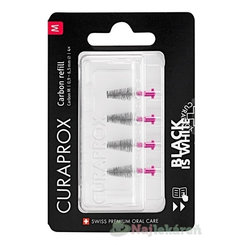 CURAPROX CPS Black Is White medzizubné kefky bez držiaka, veľkosť M 4 ks