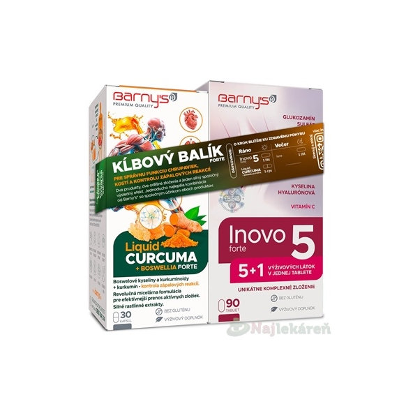 Barny's KĹBOVÝ balík FORTE 90  tabliet +30 kapsúl set