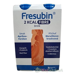 Fresubin 2 KCAL FIBRE DRINK príchuť marhuľovo-broskynová 4x200 ml