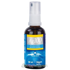 Pharma Activ Koloidné striebro Ag100 hustota 50ppm sprej 50 ml