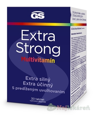 GS Extra Strong Multivitamín 30 tabliet