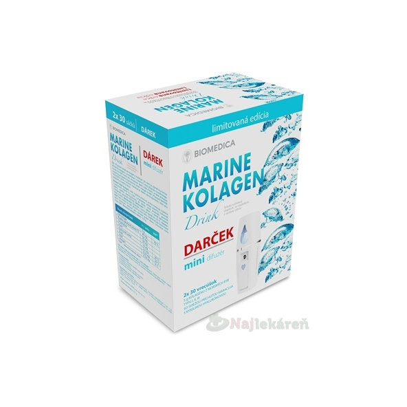 BIOMEDICA MARINE KOLAGEN drink 2 x 30 ks + mini difúzer