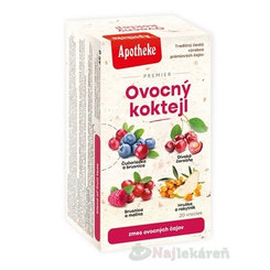 APOTHEKE PREMIER Ovocný koktejl zmes ovocných čajov 20 ks