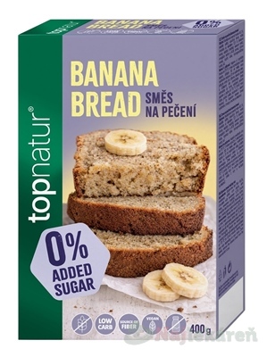 topnatur Zmes na pečenie BANANA BREAD 400 g kúpite na Najlekaren.eu