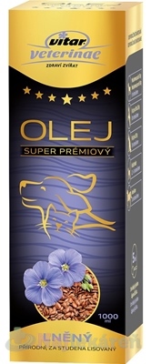 VITAR Veterinae ĽANOVÝ OLEJ 1000 ml