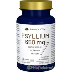 Pharma Activ PSYLLIUM 650 mg 120 kapsúl