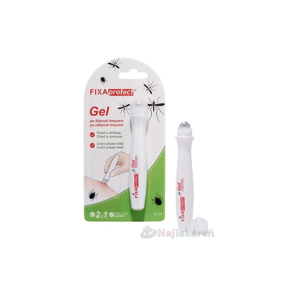 FIXAprotect Gél po uštipnutí hmyzom 2v1 roll-on 10 ml